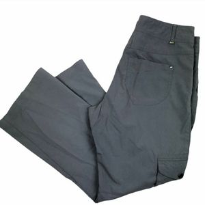 REI Hiking Casual Cargo Pants Grey 10
